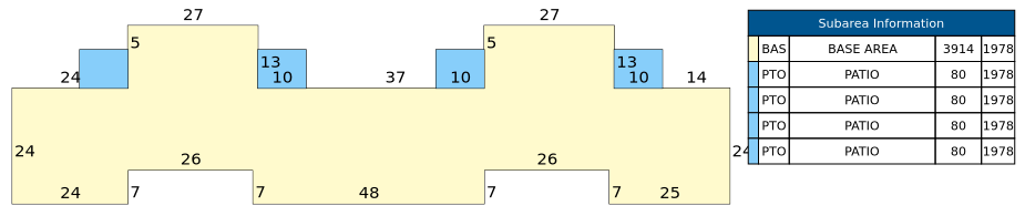 Traverse of Building